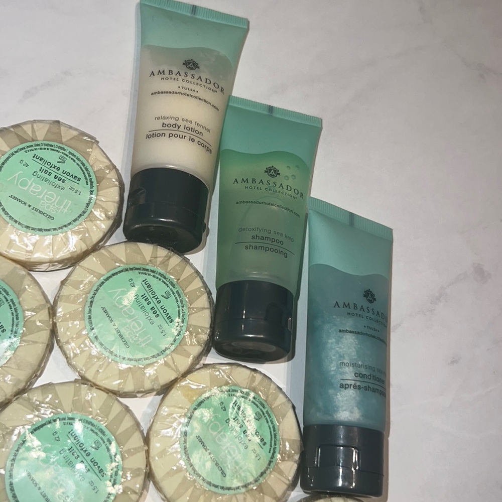 Spa guest bathroom toiletries lotions 🧴 60 variety pc w/ box - Picture 9 of 16